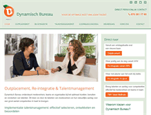 Tablet Screenshot of dynamischbureau.nl